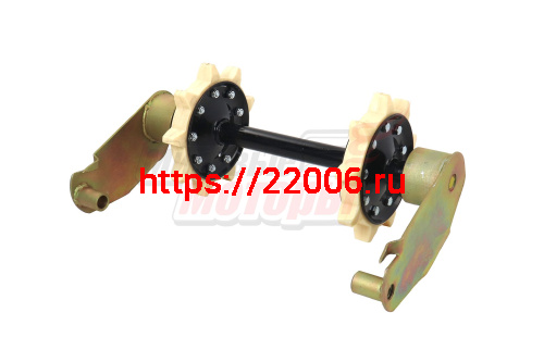 Вал Буран направляющий ведомый (с балансирами)(110200300)+(110200110+110200090) Вал Буран направляющий ведомый (с балансирами)(110200300)+(110200110+110200090)
