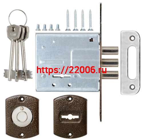 Замок Sam (Сам) врезной сувальдный ЗВ8-6/13, 3 кл. /80600/ фото 2