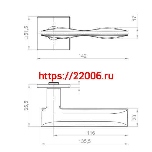 Ручка Armadillo (Армадилло) раздельная K.YM.BANOFFE MWSC-33 итальянский тисненый фото 5
