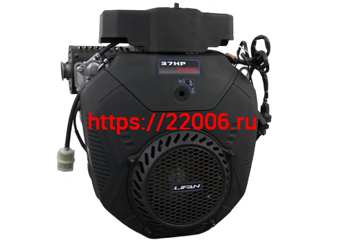 Двигатель LIFAN 37 л.с. 2V90F ECC, с катушкой освещения ТОЛЬКО ЭЛ.СТАРТЕР 12В 20А 240Вт.