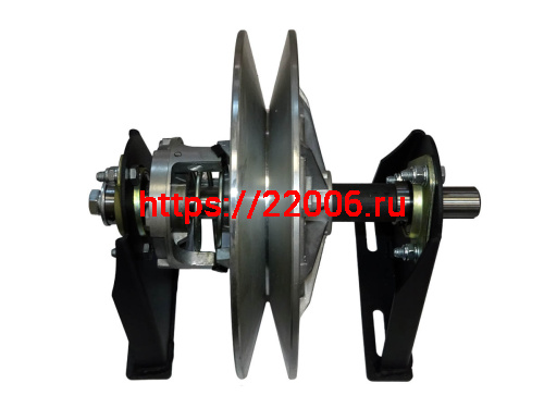 Диск реверса мотобуксировщика 2х опорный на подшипниках (посадка 25мм,) 280мм, фото 3