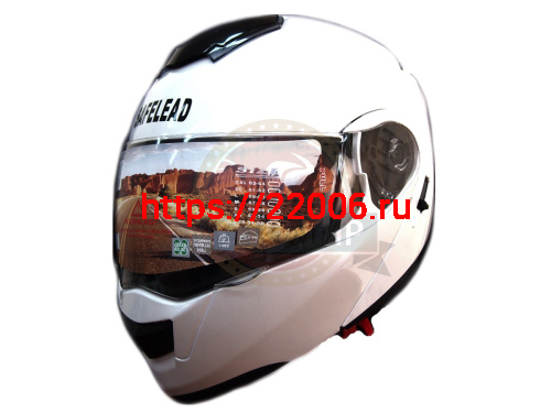 Шлем модуляр "Safelead" HF-119 TRANSFORMER с встр. очками, белый перламут., ЧЕРНЫЙ размер L фото 4 Шлем модуляр "Safelead" HF-119 TRANSFORMER с встр. очками, белый перламут., ЧЕРНЫЙ размер L фото 4