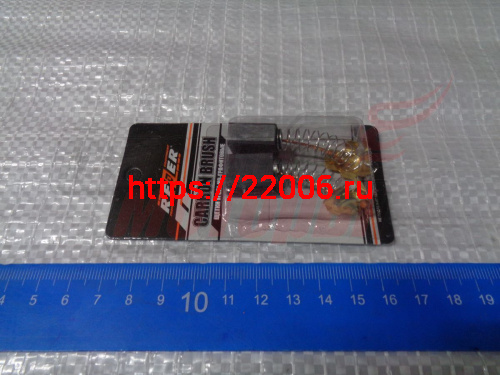 Щетки (№694) Hitachi (8*14*17,5) пружина, пятак-уши Щетки (№694) Hitachi (8*14*17,5) пружина, пятак-уши