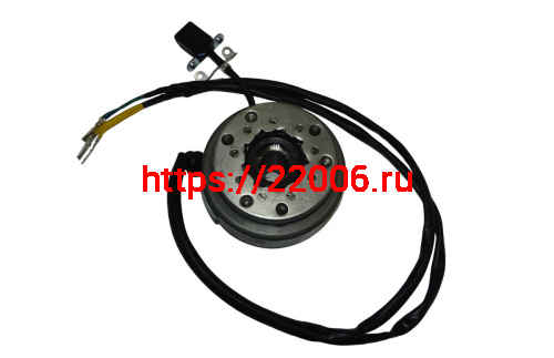 Зажигание LF163 FML-2MP в сборе с маховиком (E07-06 + F07-14) (12 кат., 5 проводов) фото 3