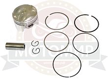 Поршень 55,00 мм 4 такт. CB400 (кольца, палец d14мм, стопорн. кольца) (1 поршень))