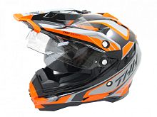 Мотошлем THH TX-27 №3 black/orange (L)