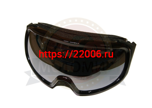 Очки DEX YH-29 (незапотевающие эластичные очки, с черной резинкой  и черными линзами)