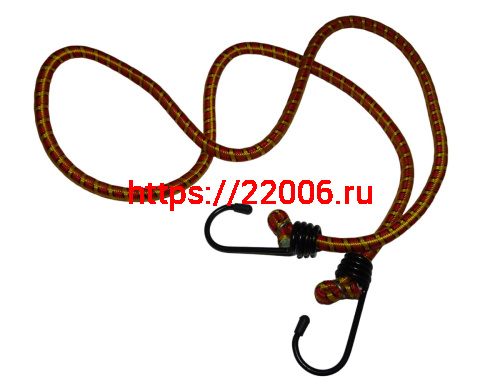 Резинка для крепления багажа (1шт*1м) с крюками Резинка для крепления багажа (1шт*1м) с крюками