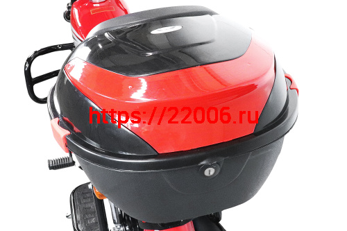 Мопед KT50 Alpha ЛЮКС (Форсир.) (компл-я Люкс, сигн.с автозап,кофр) красный фото 4 Мопед KT50 Alpha ЛЮКС (Форсир.) (компл-я Люкс, сигн.с автозап,кофр) красный фото 4