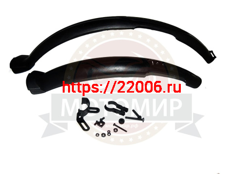 Крылья велосипедные 26" быстросъемные, пластик, черные, под V-brake, SUNTEK, (XGNВ-041) Крылья велосипедные 26" быстросъемные, пластик, черные, под V-brake, SUNTEK, (XGNВ-041)