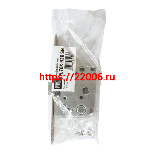 Защелка Punto (Пунто) PLASTPL70X-R20 (PL70X-R20 SN) (врезная) SN мат. никель упаковка фото 3