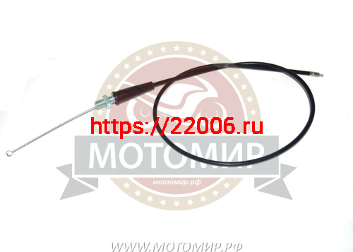 Трос газа L-900мм, ход-70мм, Fighter125, прямой, резьба на 10 мм Трос газа L-900мм, ход-70мм, Fighter125, прямой, резьба на 10 мм