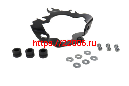 Кронштейн щитка приборов Минск (НОВОГО ОБРАЗЦА) + крепление (3 резинки,3 шайбы,3 гайки)