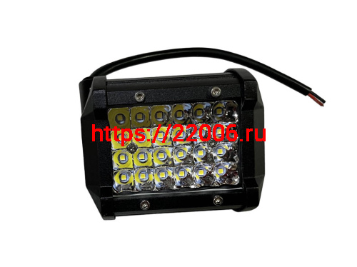 Фара светодиодная LED-011D, 10*8*7.8CM, 72W, 3030 Led (24 диода) Фара светодиодная LED-011D, 10*8*7.8CM, 72W, 3030 Led (24 диода)