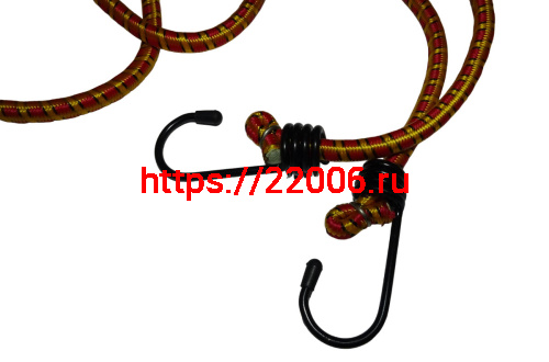 Резинка для крепления багажа (1шт*1м) с крюками фото 2 Резинка для крепления багажа (1шт*1м) с крюками фото 2