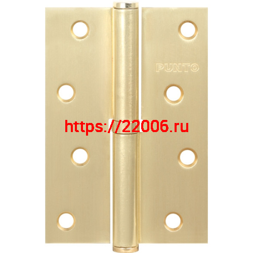 Петля Punto (Пунто) съемная IN4100SR PB правая (113-4 100х70х2.5) латунь