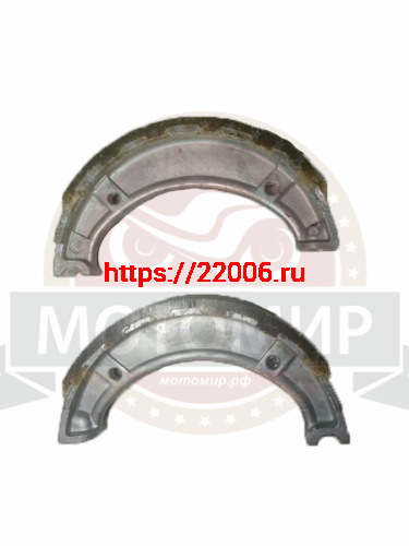 Колодки тормозные заднего барабана ИжП2 сб.4-53-1 литые (импорт)