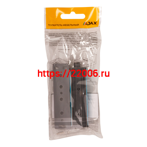 Толкатель Ajax (Аякс) мебельный металлический DMM-80/8P PN никель фото 3