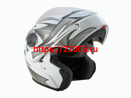 Мотошлем THH T-797 №2 white/ silver (M)