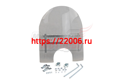 Щиток ветровой (09) Урал оргстекло (с крепежами)