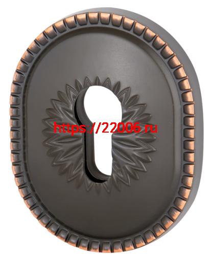 Накладка Armadillo (Армадилло) на цилиндр ESC.C.CL/OV (ET-DEC CL) ABL-18 темная медь