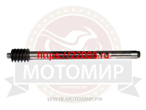 Вал привода шнека (червяк редуктора ) КС24-01-05