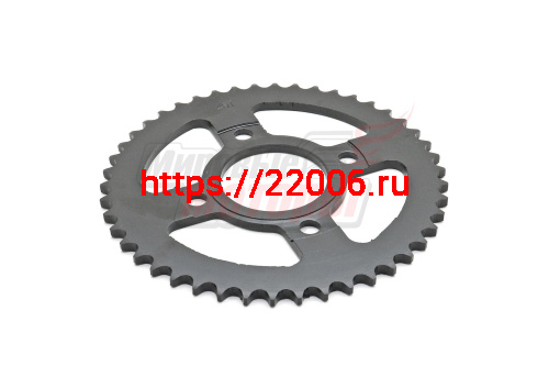 Звезда ведомая 46z (420) CG125-250, CB125-250 (4х63, D58) оксидированная Звезда ведомая 46z (420) CG125-250, CB125-250 (4х63, D58) оксидированная