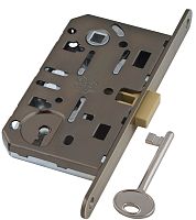 B06101.50.12 AGB (АГБ) Корпус врезного замка под ключ (ант. бр.) тех. уп. без отв. пл. MEDIANA POLARIS