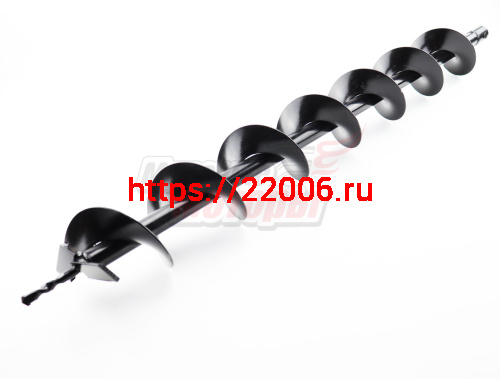 Шнек для почвы к мотобуру D-100/85 (BRAIT AG-52, Carver AG-52, Калибр БС-1500)