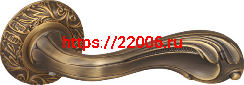 Ручка Fuaro (Фуаро) раздельная R.SM58.BAROCCO (BAROCCO SM) AB-7 матовая бронза