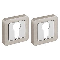 Накладка Fuaro (Фуаро) под цилиндр ET.K.XM52 (ET XM) SN/CP-3 матовый никель/хром