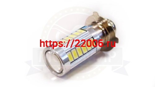 Лампа светодиодная (LED) 12V  (P15D-25-3) 35/35W  33SMD фарная