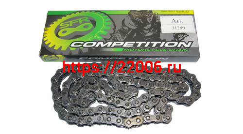 Цепь SFR (428H) SFR -100 зв. приводная усиленная Альфа, Нитро, "Monster", цветная коробочка Цепь SFR (428H) SFR -100 зв. приводная усиленная Альфа, Нитро, "Monster", цветная коробочка