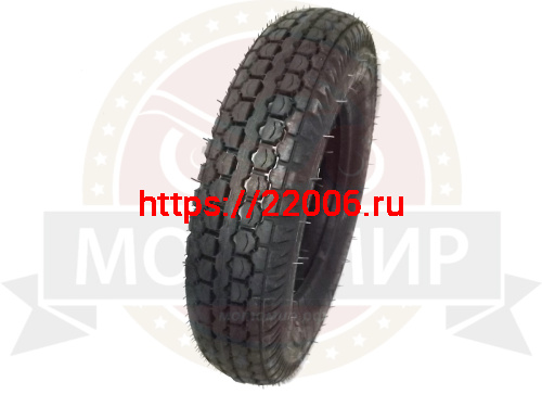 Покрышка 10" 4.00-10 (110/100-10) К-96, с камерой, Муравей, ПетроШина (НАБОР)