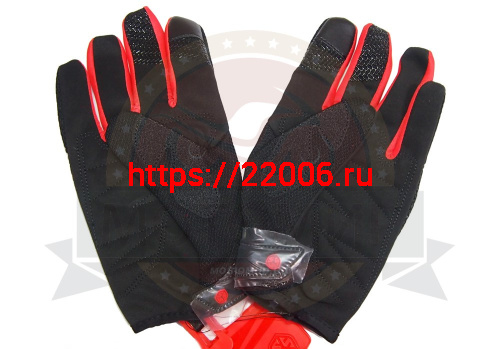 Перчатки SCOYCO (оригинал) МС-58-2 красные р-р L фото 2