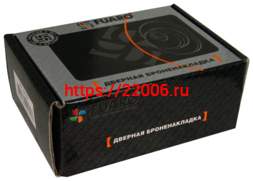 Броненакладка Fuaro (Фуаро) DEF.ECO/OV.4825 (DEF 4825 eco) CP-8 хром фото 2