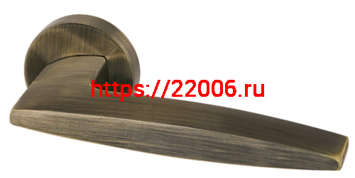 Ручка Armadillo (Армадилло) раздельная R.URB52.SQUID (SQUID URB9) АВ-7 бронза