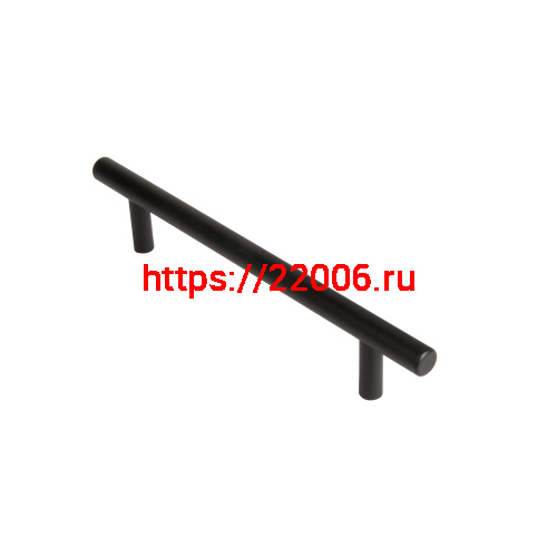 Ручка-рейлинг Ajax (Аякс) мебельная MB-H-005-128 мм BL черный