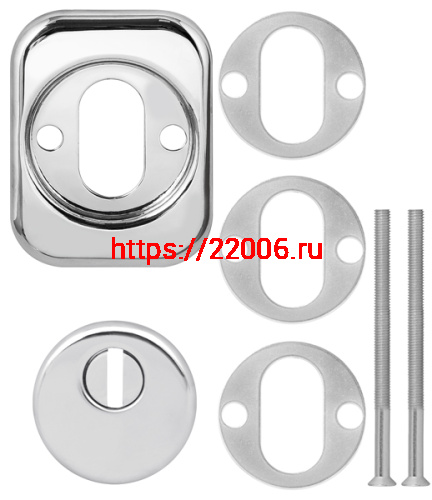 Броненакладка Fuaro (Фуаро) DEF.XL/K-EXT.4286 (DEF 4286 SQ XL) CP-8 хром фото 2