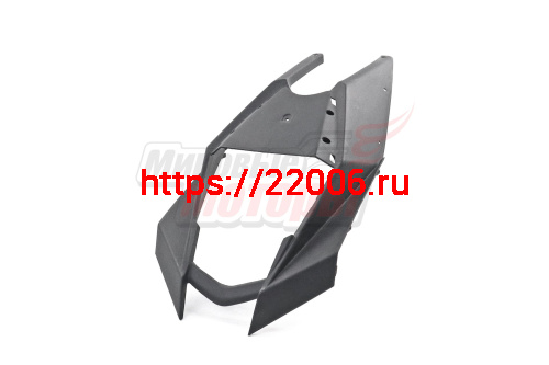 Облицовка фары передняя черная SAGA