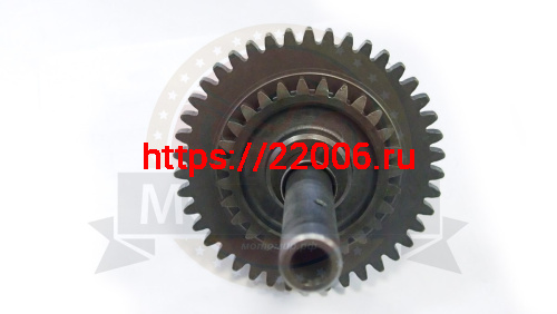 Вал Урал кикстартера в сборе с шестерней (реставрация) фото 3 Вал Урал кикстартера в сборе с шестерней (реставрация) фото 3