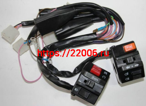 Переключатель руля Иж нового образца с проводами пластиковые