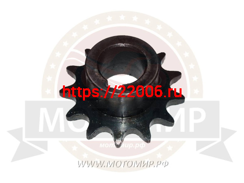 Звезда 13 зуб. (520) цепи, 15.875шаг, на вал d25мм, h28мм, шпонка 8мм, мотобуксировщик Звезда 13 зуб. (520) цепи, 15.875шаг, на вал d25мм, h28мм, шпонка 8мм, мотобуксировщик