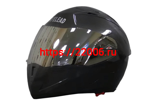 Шлем модуляр "Safelead" HF-118 (поднимается подбородок) NEW карбон (Y03), белый размер S Шлем модуляр "Safelead" HF-118 (поднимается подбородок) NEW карбон (Y03), белый размер S