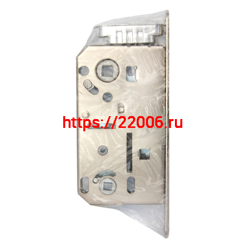 Замок Bonaiti (Бонаити) межкомнатный магнитный под WC B-FORTY N62 с отв. пл. F45 (никель), планка 190 мм фото 2