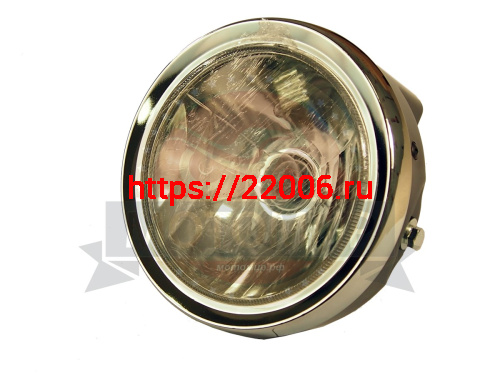 Фара Иж, Урал, Днепр круглая импортная пластмасса (НАБОР) Фара Иж, Урал, Днепр круглая импортная пластмасса (НАБОР)