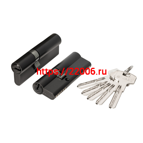 Цилиндровый Fuaro (Фуаро) механизм (200 ZA/80) 2000ZAKey80(30+10+40) BL черный 5Key
