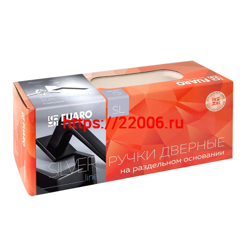 Ручка Fuaro (Фуаро) раздельная K.SL52.FLY (FLY SL) BL-24 черный фото 3