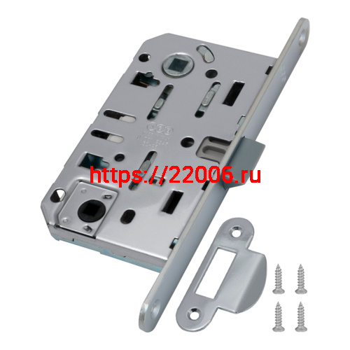 B01102.50.34.567 AGB (АГБ) Защелка врезная WC (матовый хром) MEDIANA EV. (инд.упак+B01000.13) фото 3