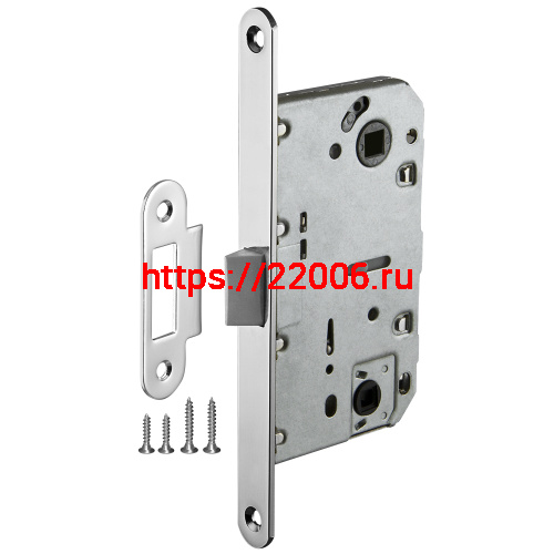 Защелка Ajax (Аякс) врезная PLASTLP96WC-50 CP хром